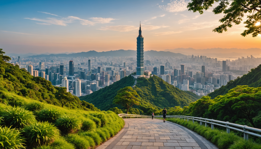 Randonnées faciles et vues panoramiques autour de Taipei