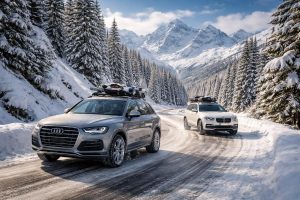 découvrez comment conduire en sécurité en montagne avec votre audi q7 ou bmw x5 dans les écrins, et choisissez l'équipement hivernal adapté pour affronter les conditions difficiles.