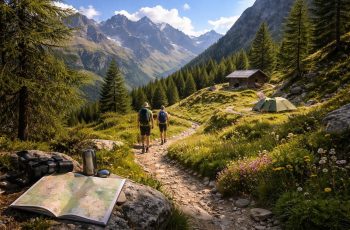 découvrez une randonnée gratuite dans le massif des écrins avec des cartes ign détaillées, des refuges économiques et des conseils pour le bivouac.